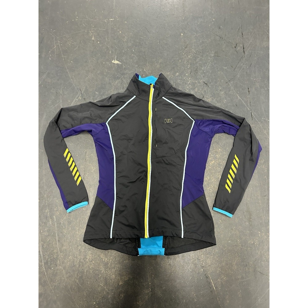 Helly Hanson Women's Training‎ Jacket Black Size Small Full Zip Light Weight